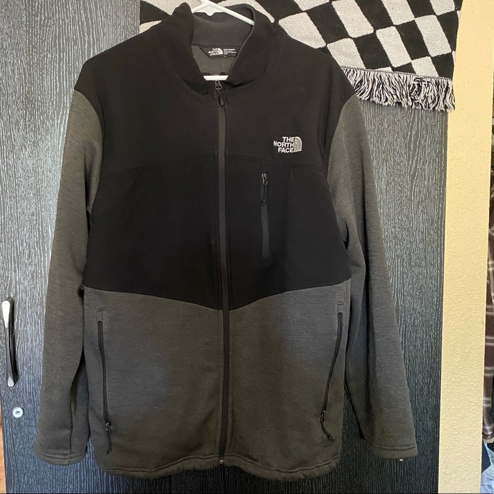 North face zip up jacket